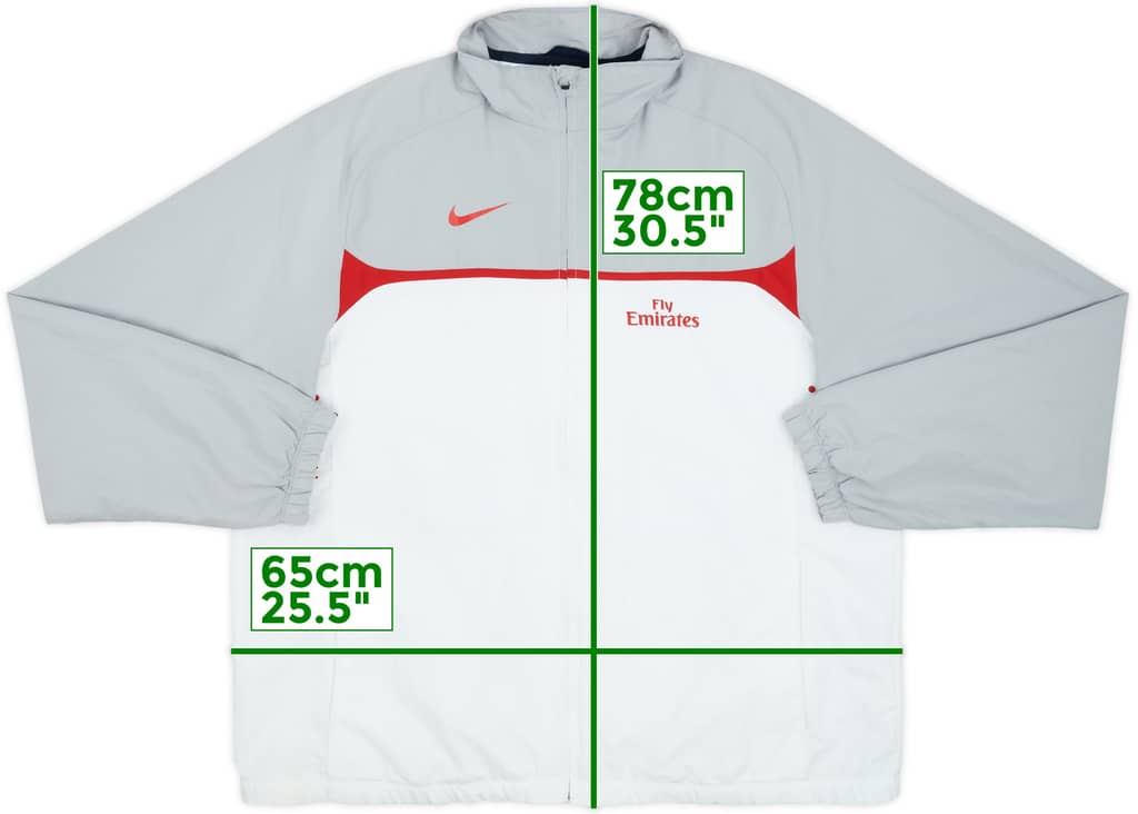 2010-11 Arsenal Nike Track Jacket - 6/10 - (XL)