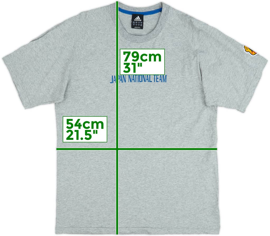 2002-03 Japan adidas Cotton Tee - 8/10 - (M/L)