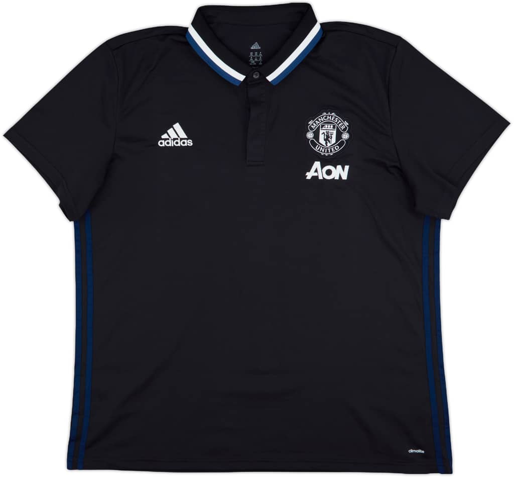 2016-17 Manchester United adidas Polo Shirt - 10/10 - (XXL)