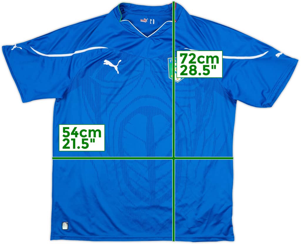 2010-12 Italy Home Shirt - 9/10 - (XL)