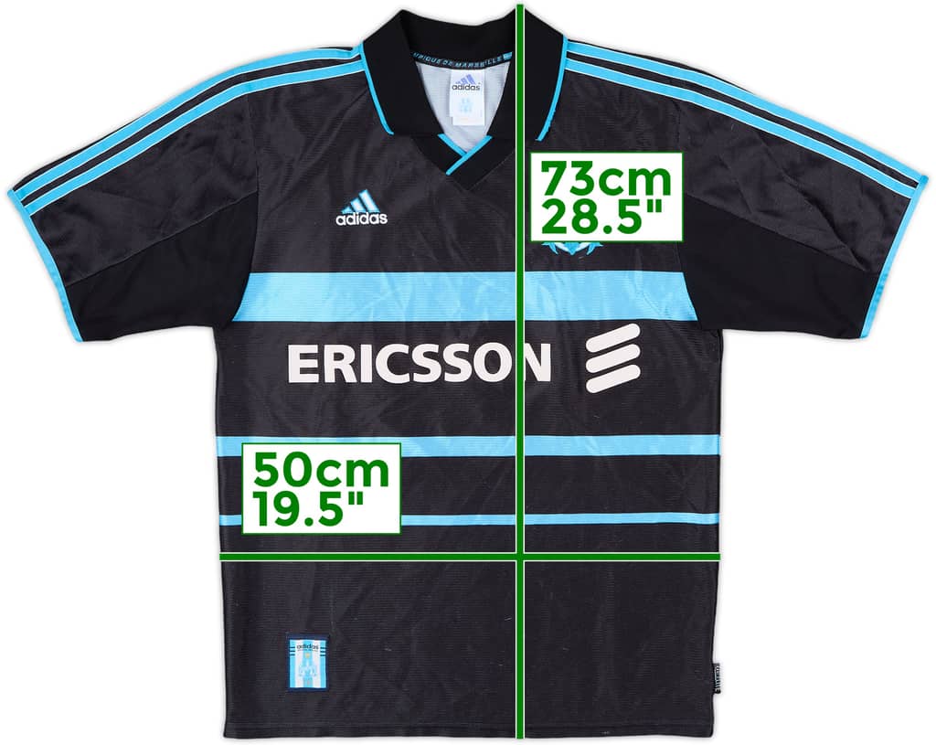 1999-00 Olympique Marseille Third Shirt - 8/10 - (S)