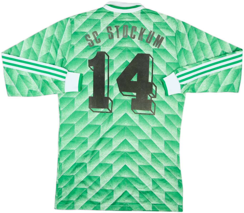 1988 adidas 'Ipswich' Template 'SC Stockum' L/S Shirt #14 - 8/10 - (L)