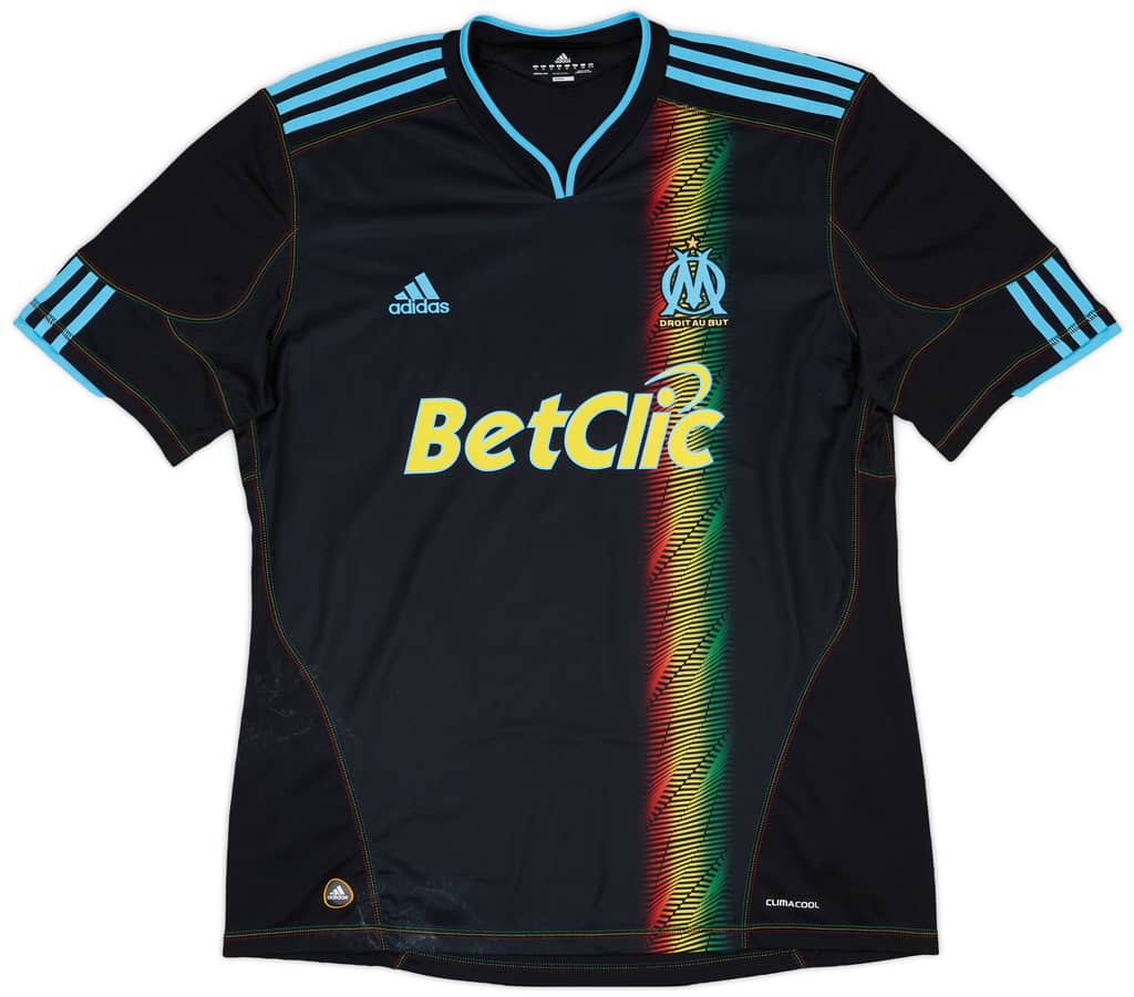 2010-11 Olympique Marseille Third Shirt Lucho #8 - 6/10 - (XL)