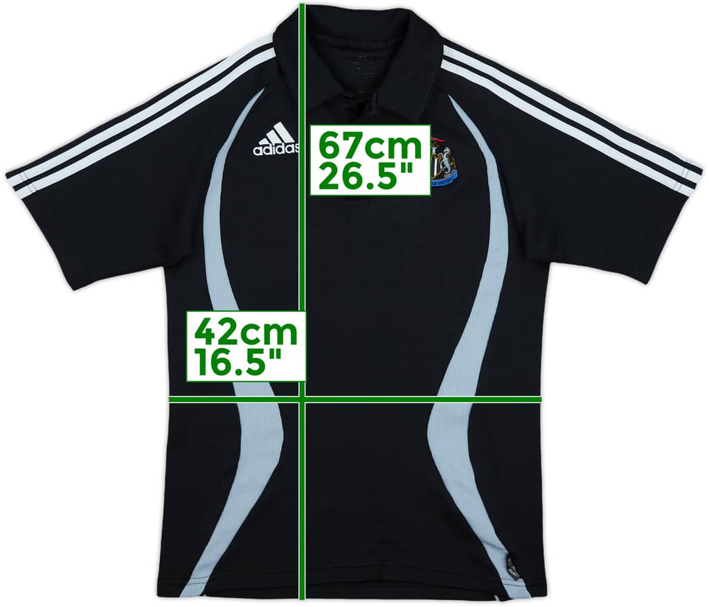2006-07 Newcastle adidas Polo Shirt - 8/10 - (S)