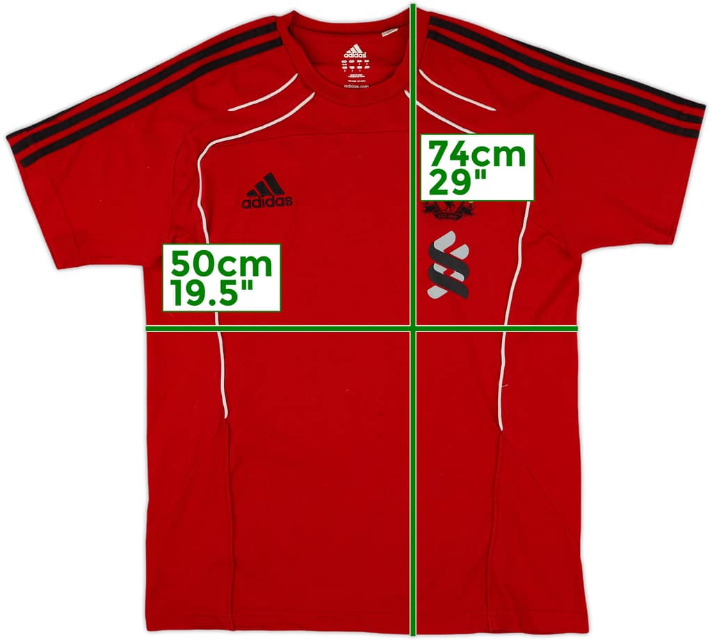 2010-11 Liverpool adidas Cotton Tee - 8/10 - (M)
