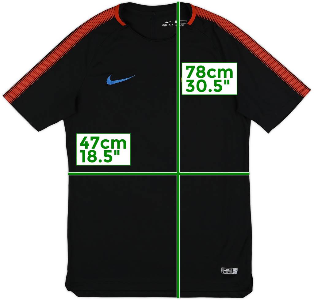 2017-18 Barcelona Nike Training Shirt - 10/10 - (M)