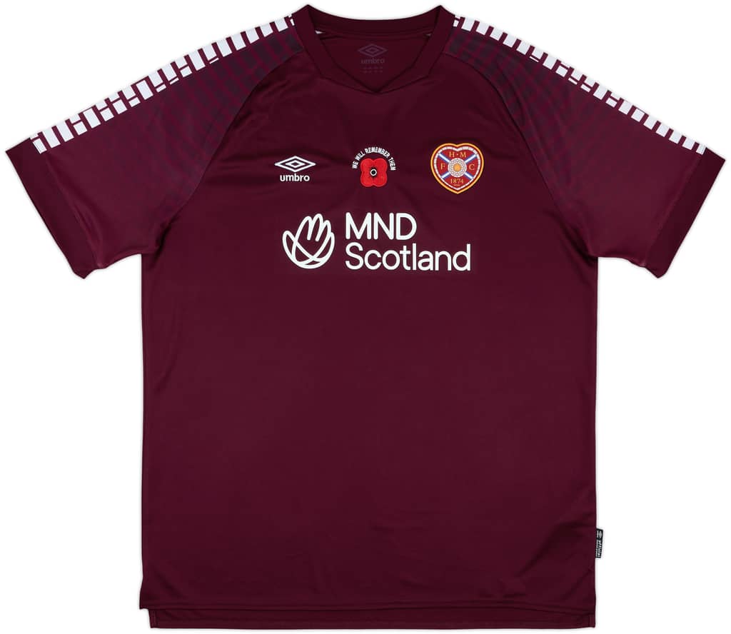 2023-24 Hearts 'Poppy' Home Shirt - 10/10 - (XXL)