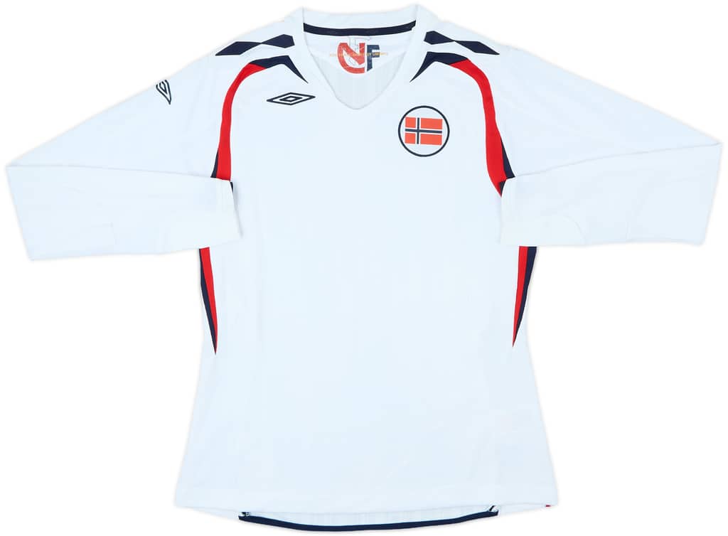 2007-08 Norway Away L/S Shirt - 8/10 - (Women's M)