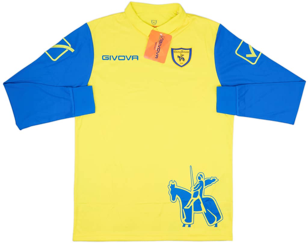 2011-12 Chievo Verona Home L/S Shirt (L)