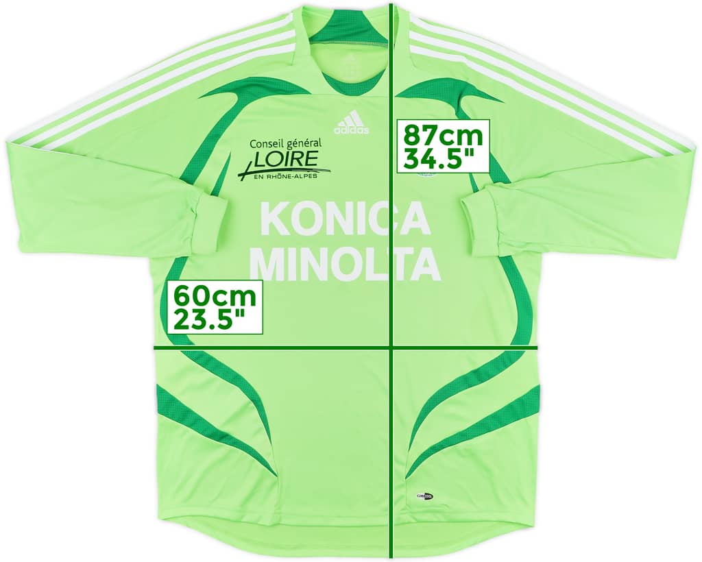 2007-08 Saint Etienne Away L/S Shirt - 9/10 - (XL)