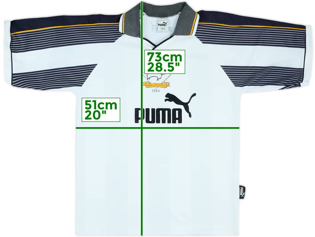 1995-96 Derby Home Shirt - 6/10 - (M)