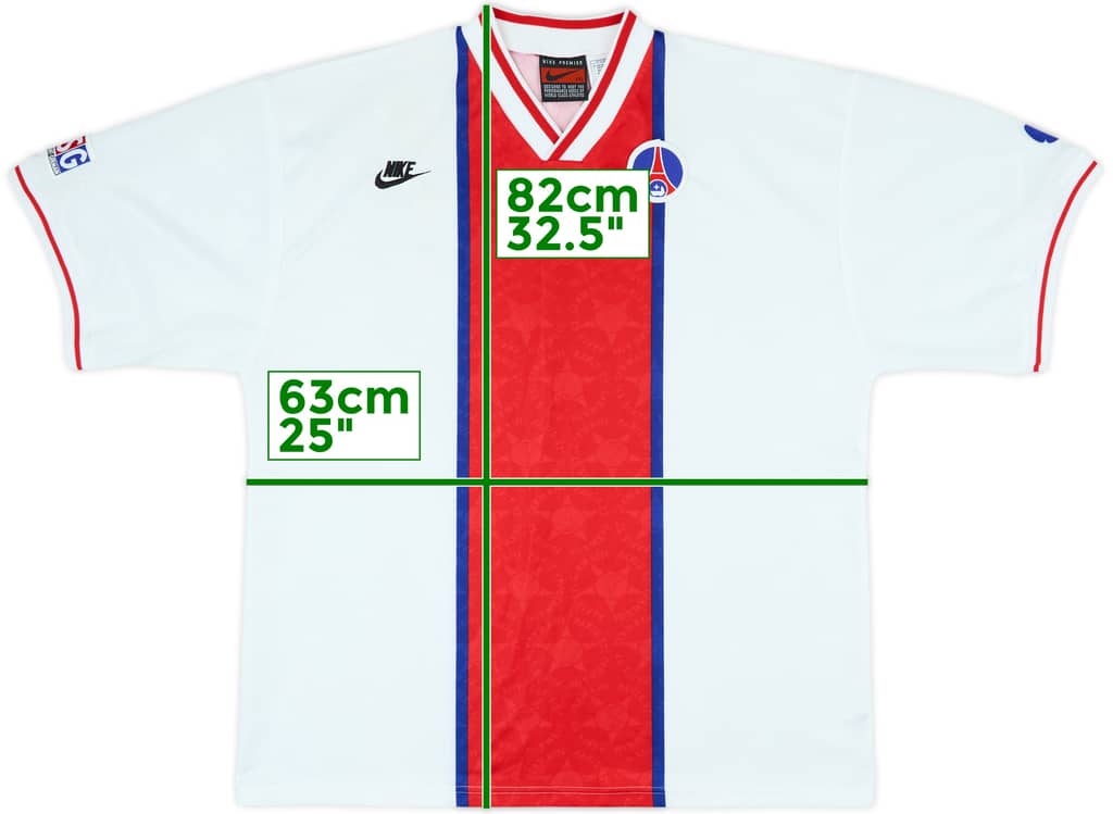 1995-96 Paris Saint-Germain Player Issue Away Shirt - 9/10 - (XXL)