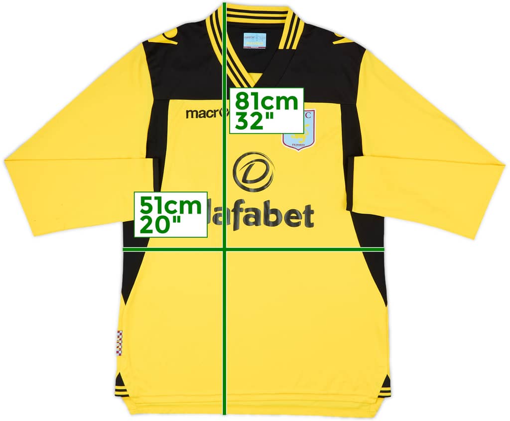 2013-14 Aston Villa GK Shirt - 8/10 - (M)