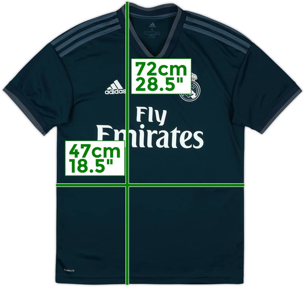 2018-19 Real Madrid Away Shirt - 9/10 - (S)