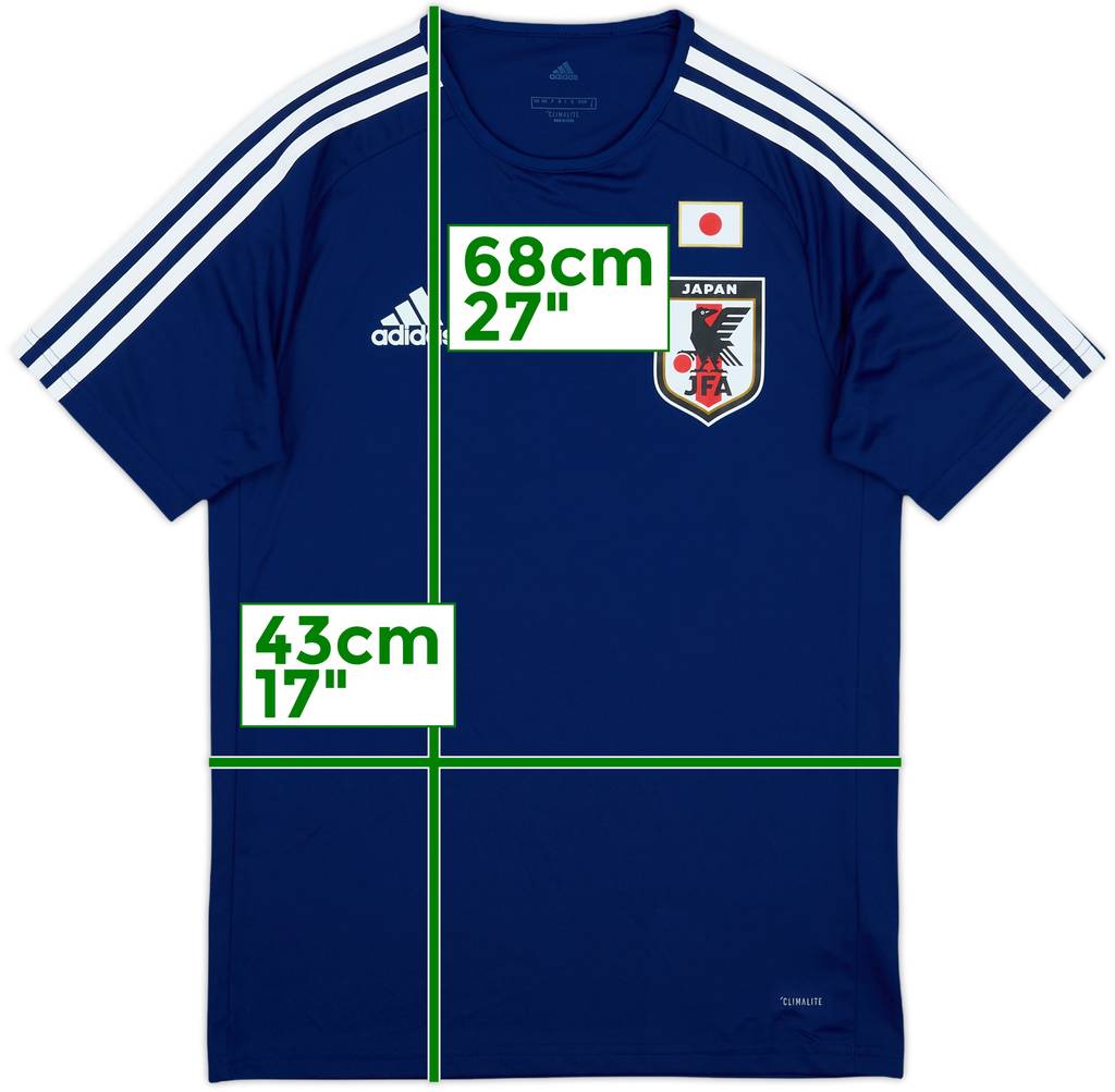 2017-18 Japan adidas Training Shirt - 9/10 - (XL.Boys)