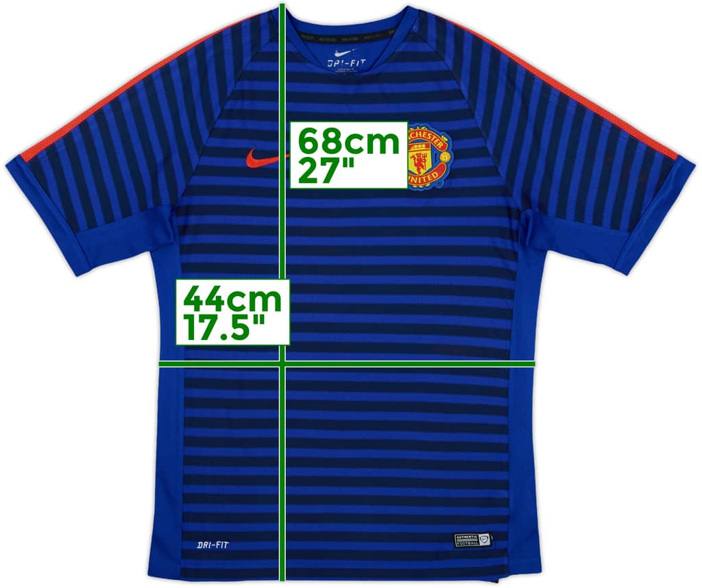 2014-15 Manchester United Nike Training Shirt - 8/10 - (L.Boys)