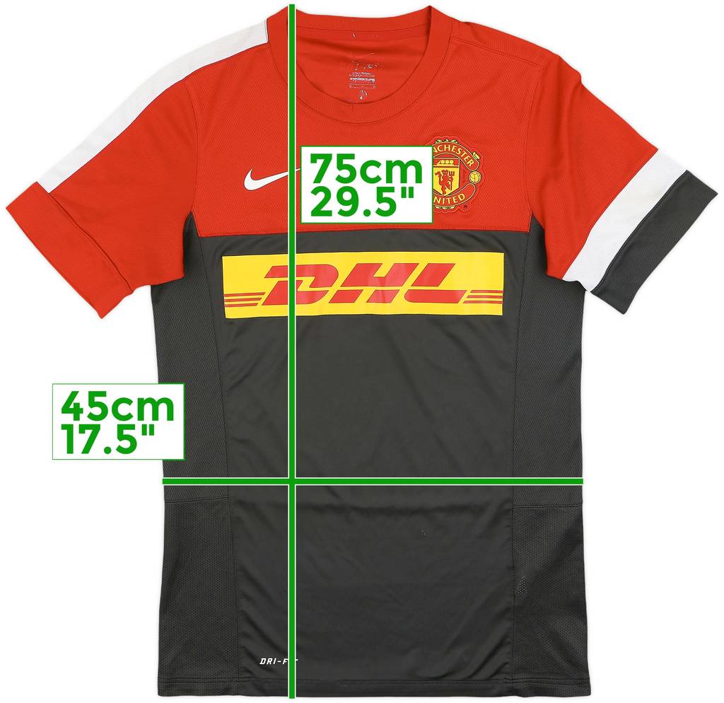 2012-13 Manchester United Nike Training Shirt - 7/10 - (M)