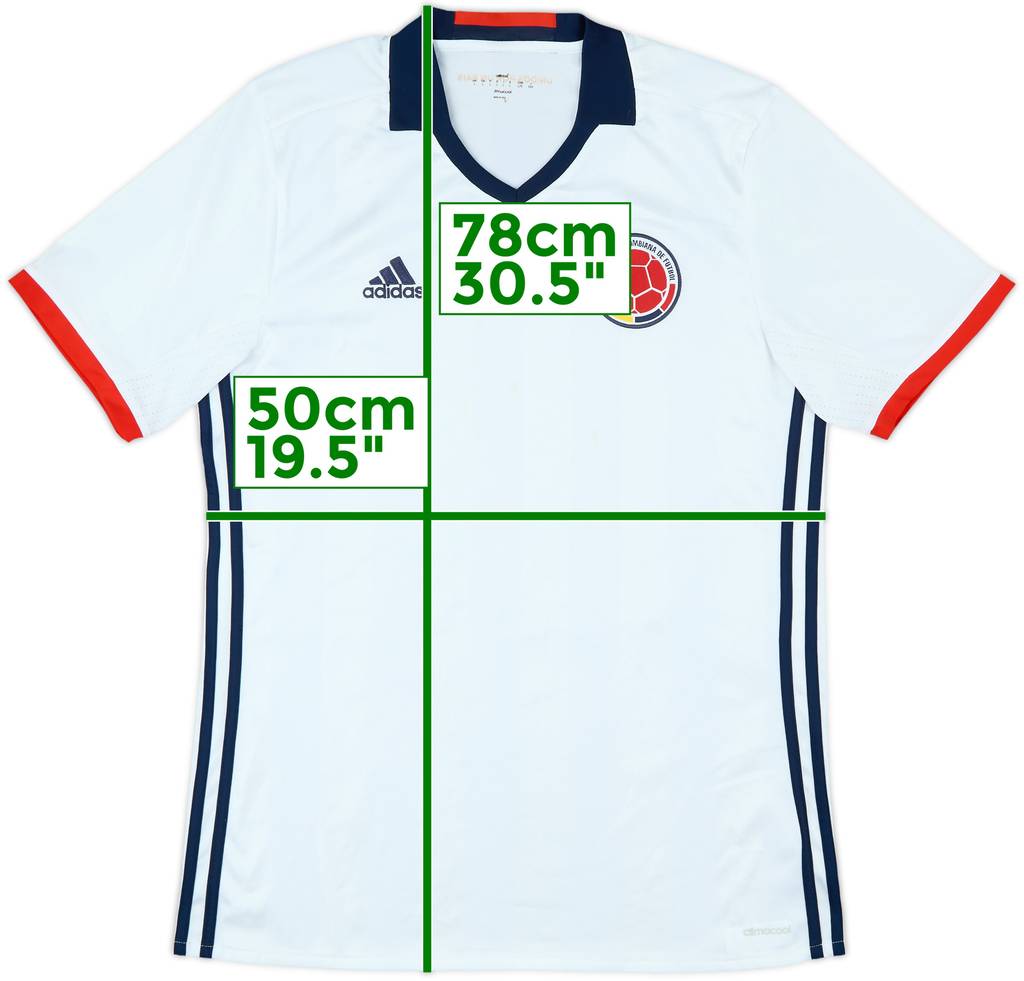 2016-18 Colombia Away Shirt - 6/10 - (L)