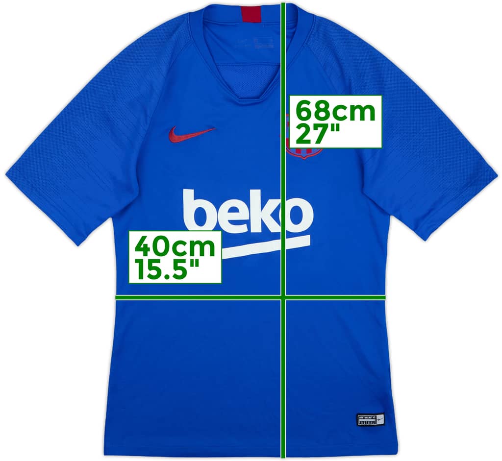 2019-20 Barcelona Nike Training Shirt - 8/10 - (S)