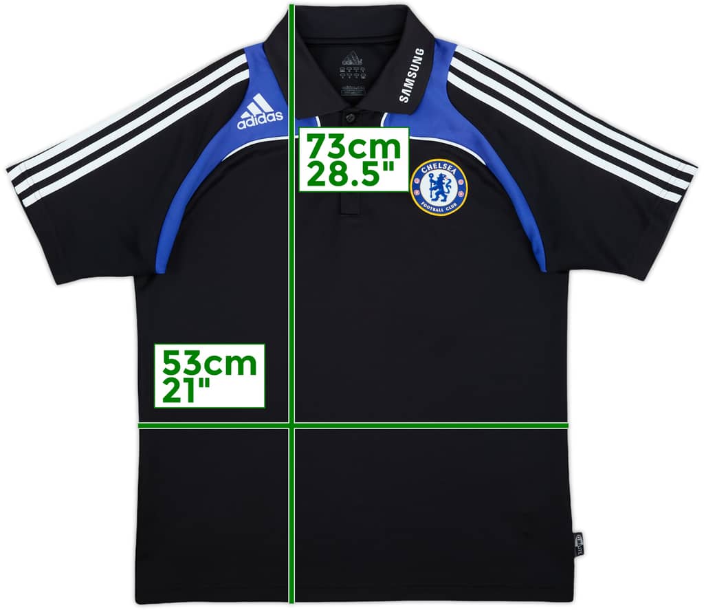 2008-09 Chelsea adidas Polo Shirt - 8/10 - (L)
