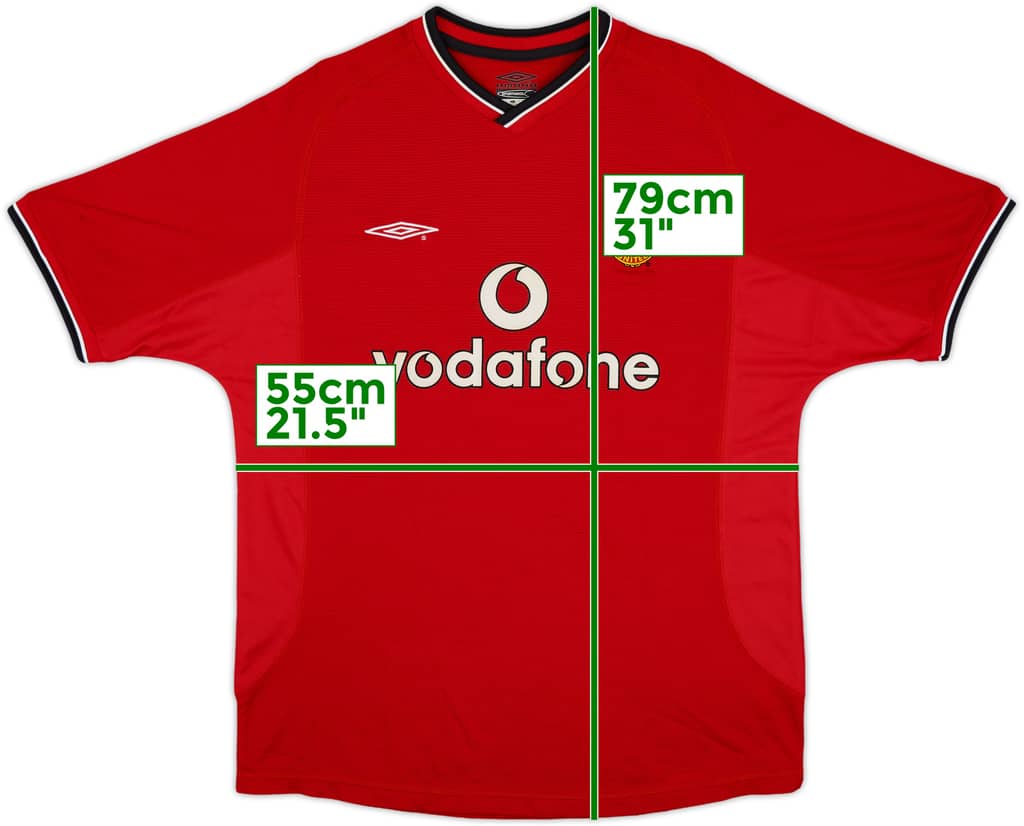 2000-02 Manchester United Home Shirt - 5/10 - (L)
