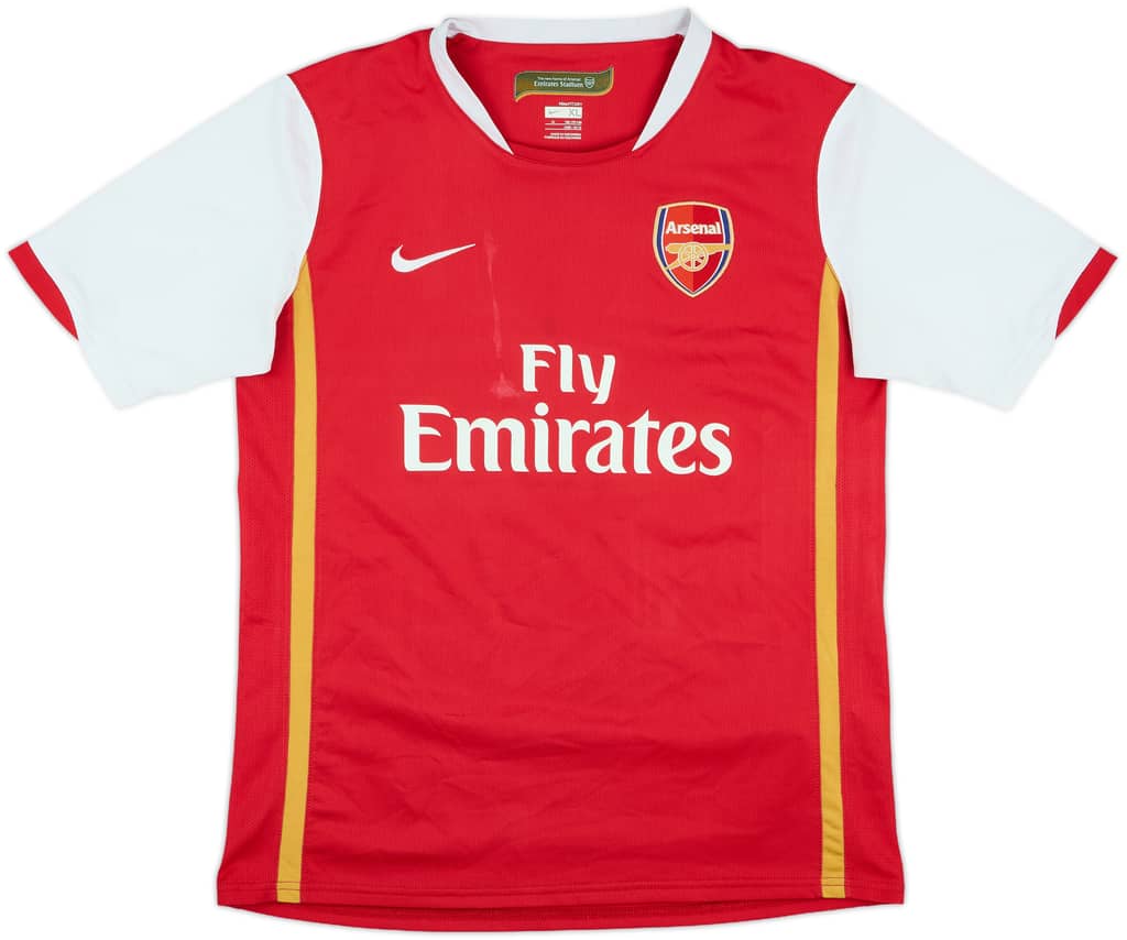 2006-08 Arsenal Home Shirt - 5/10 - (XL.Boys)