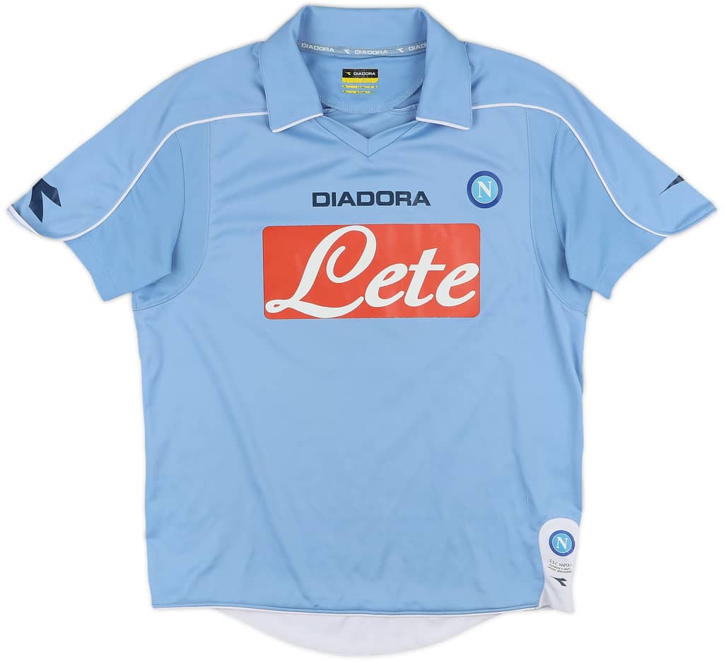 2008-09 Napoli Basic Home Shirt - 8/10 - (XS)