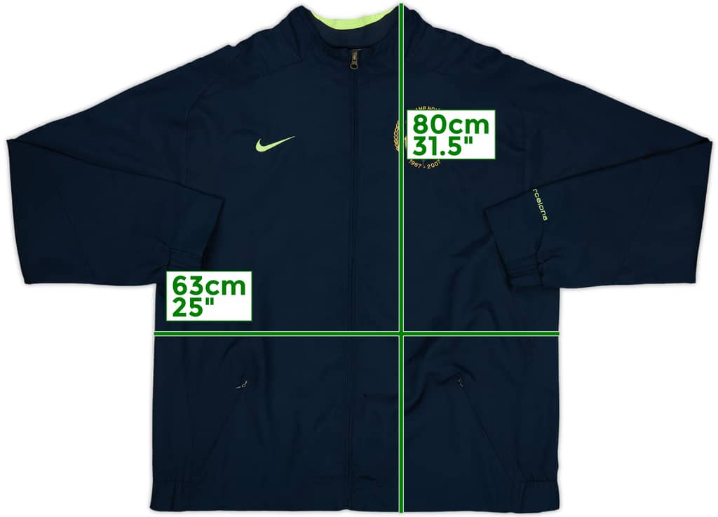 2007-08 Barcelona Nike Track Jacket - 5/10 - (XL)