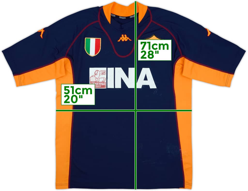 2001-02 Roma Third Shirt - 5/10 - (XL)