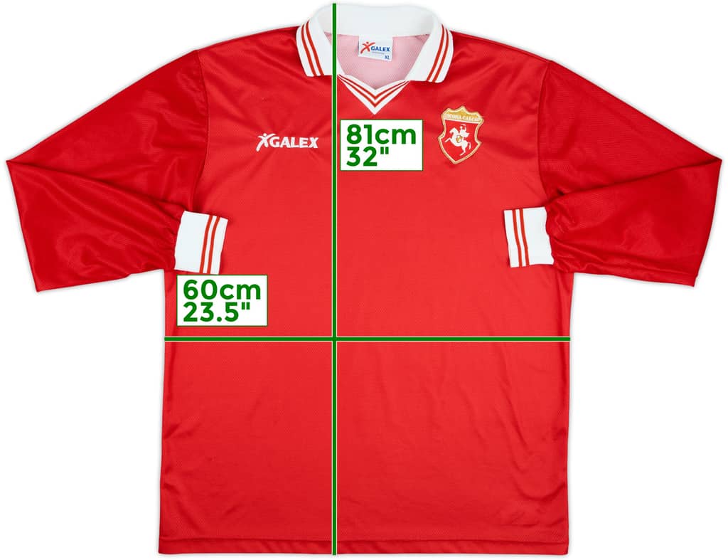 1999-00 Ancona Home L/S Shirt - 9/10 - (XL)