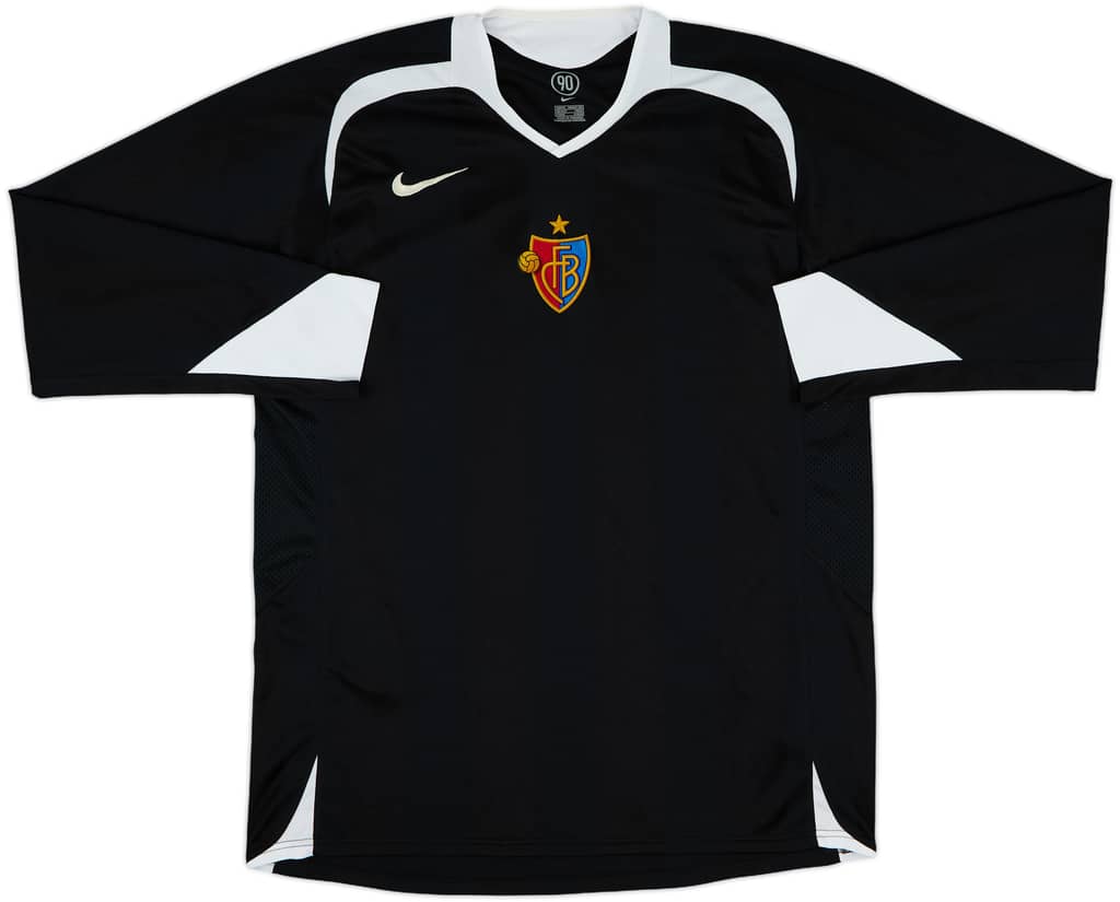 2004-05 FC Basel Away L/S Shirt - 8/10 - (XL)