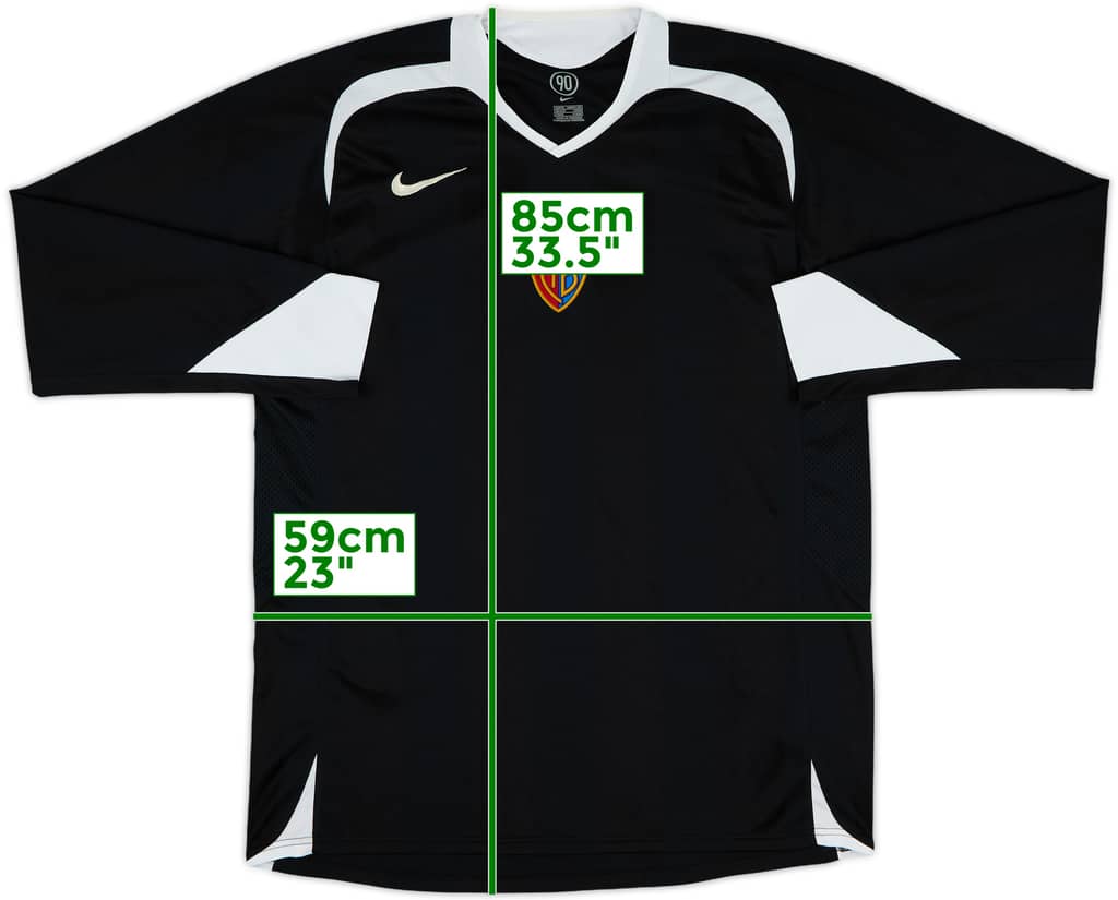 2004-05 FC Basel Away L/S Shirt - 8/10 - (XL)
