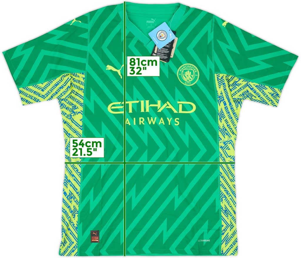 2023-24 Manchester City Authentic GK S/S Shirt (XL)