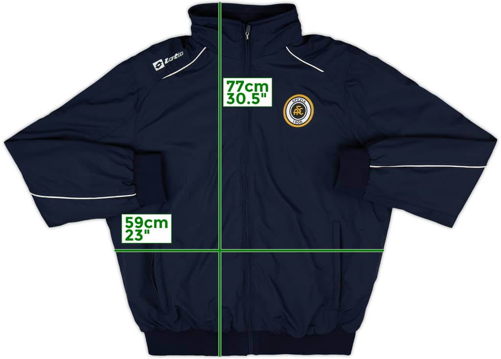 2013-14 Spezia Lotto Padded Bench Coat - 8/10 - (XL)