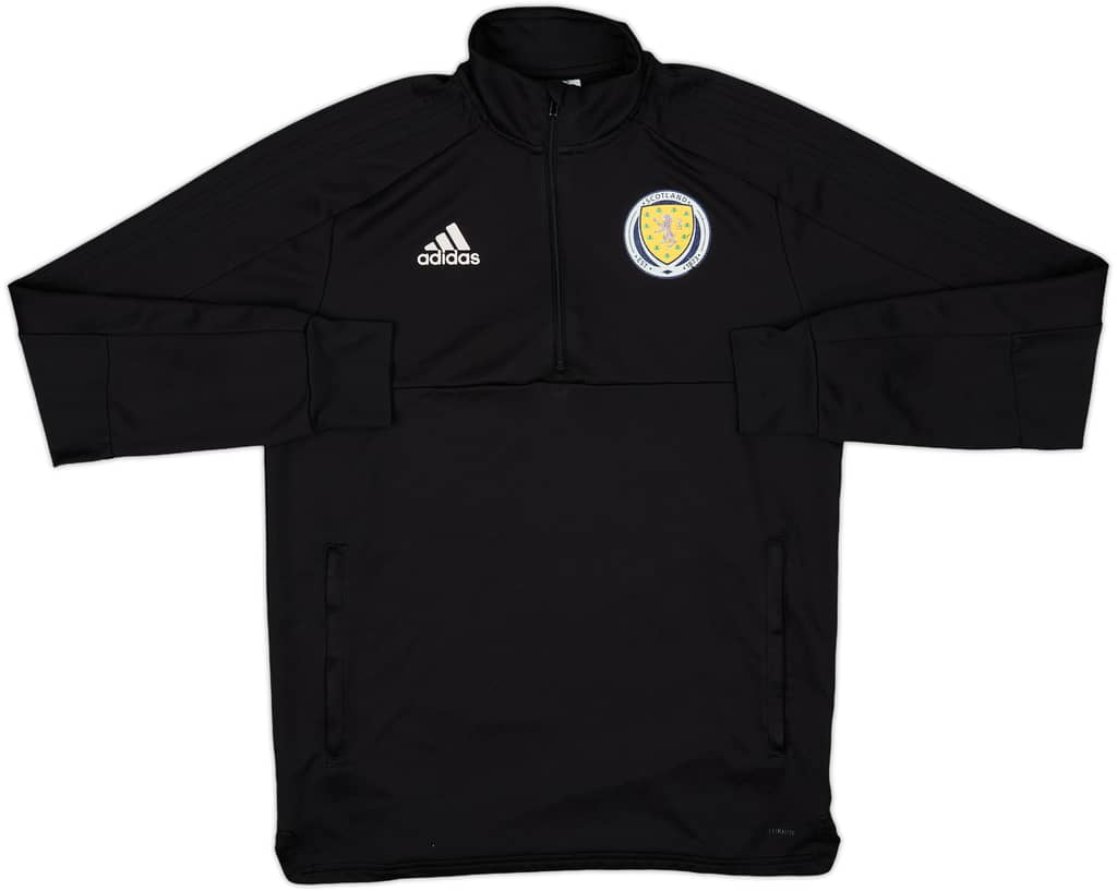 2017-18 Scotland adidas 1/4 Zip Drill Top - 6/10 - (M)