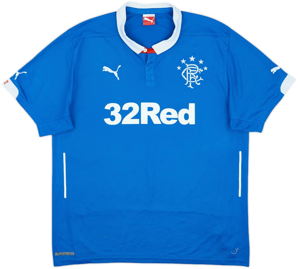 2014-15 Rangers Home Shirt - 8/10 - (XL)