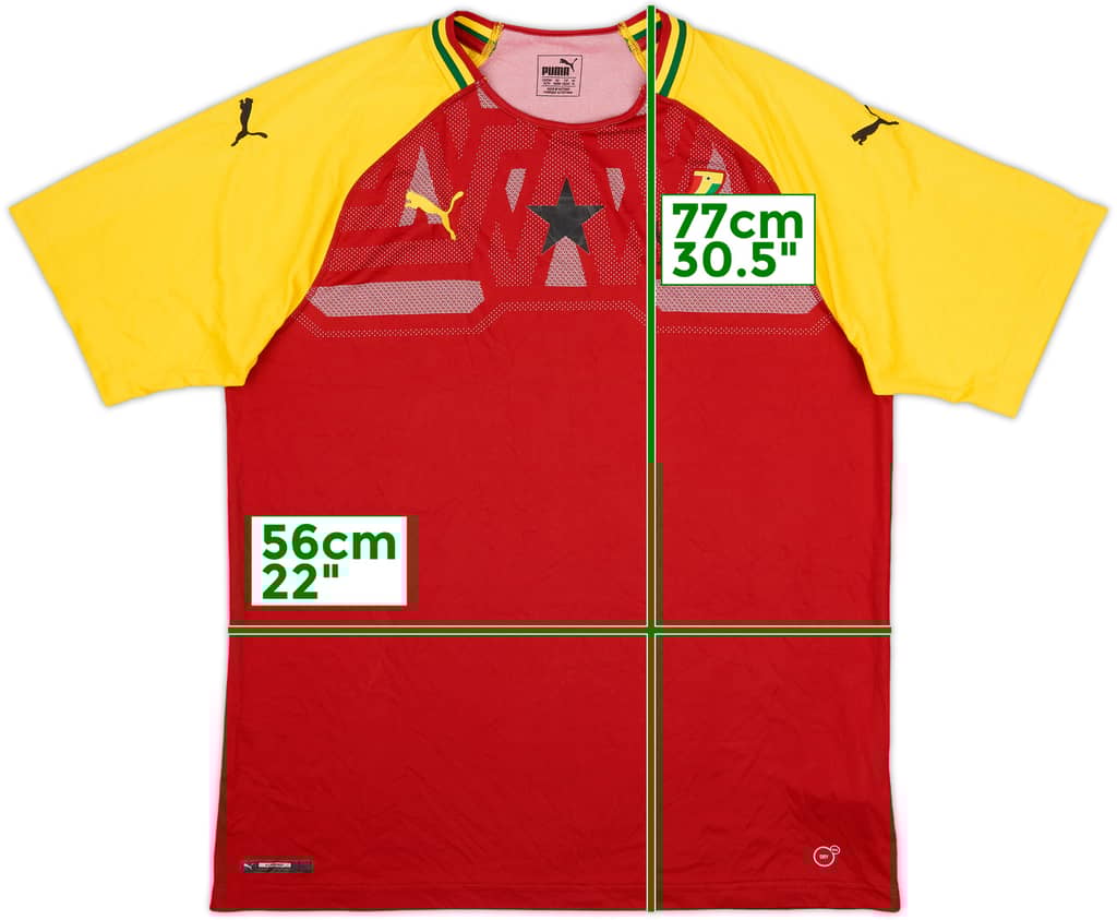 2018-19 Ghana Home Shirt - 7/10 - (XL)