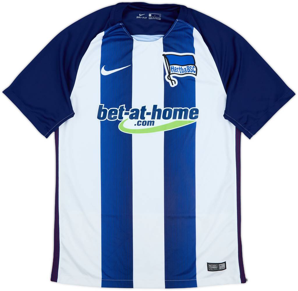 2016-17 Hertha Berlin Home Shirt - 9/10 - (S)