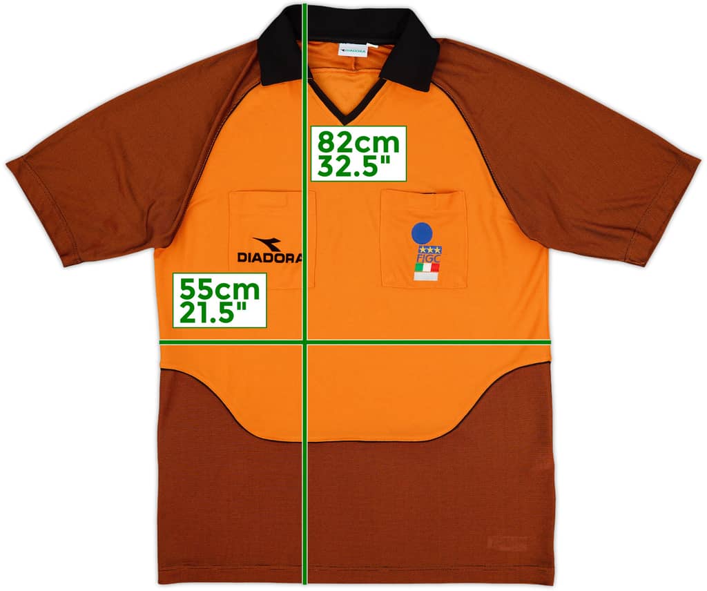 1999-00 Italy Diadora Referee Shirt - 9/10 - (XL)