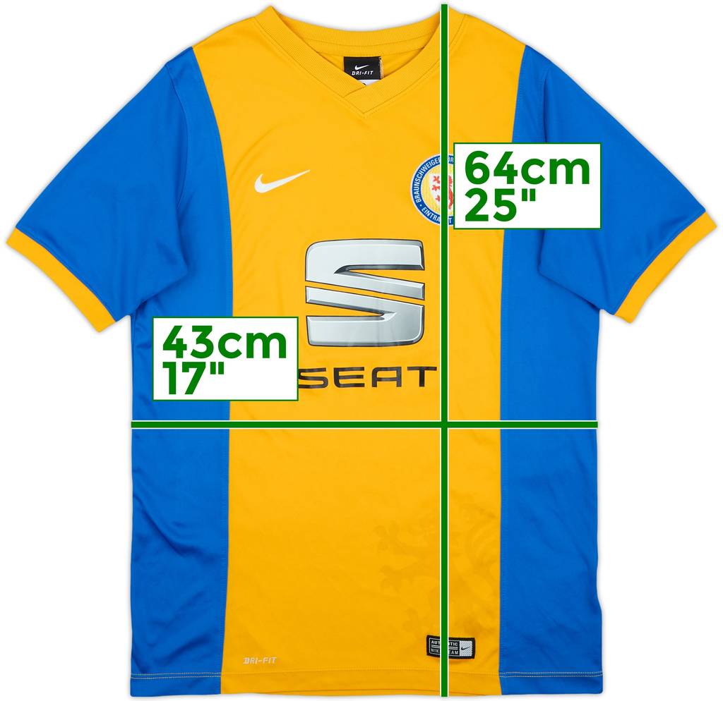 2014-15 Eintracht Braunschweig Home Shirt - 7/10 - (XL.Boys)
