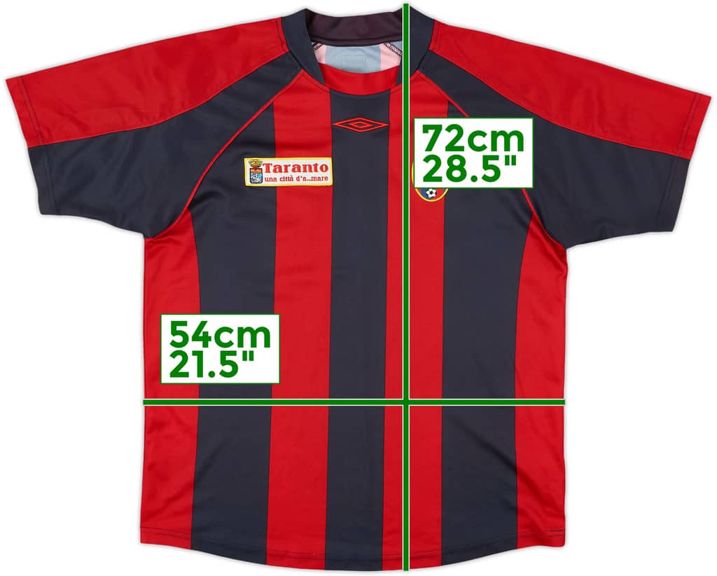 2006-07 Taranto Home Shirt - 9/10 - (L)