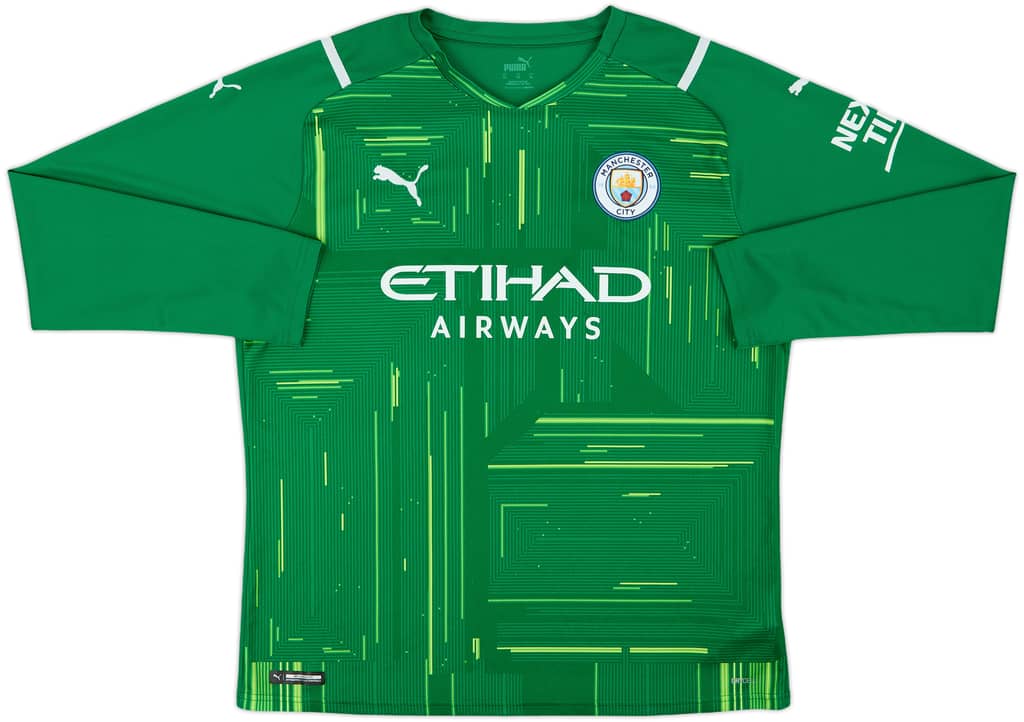 2021-22 Manchester City GK Shirt - 9/10 - (XL)