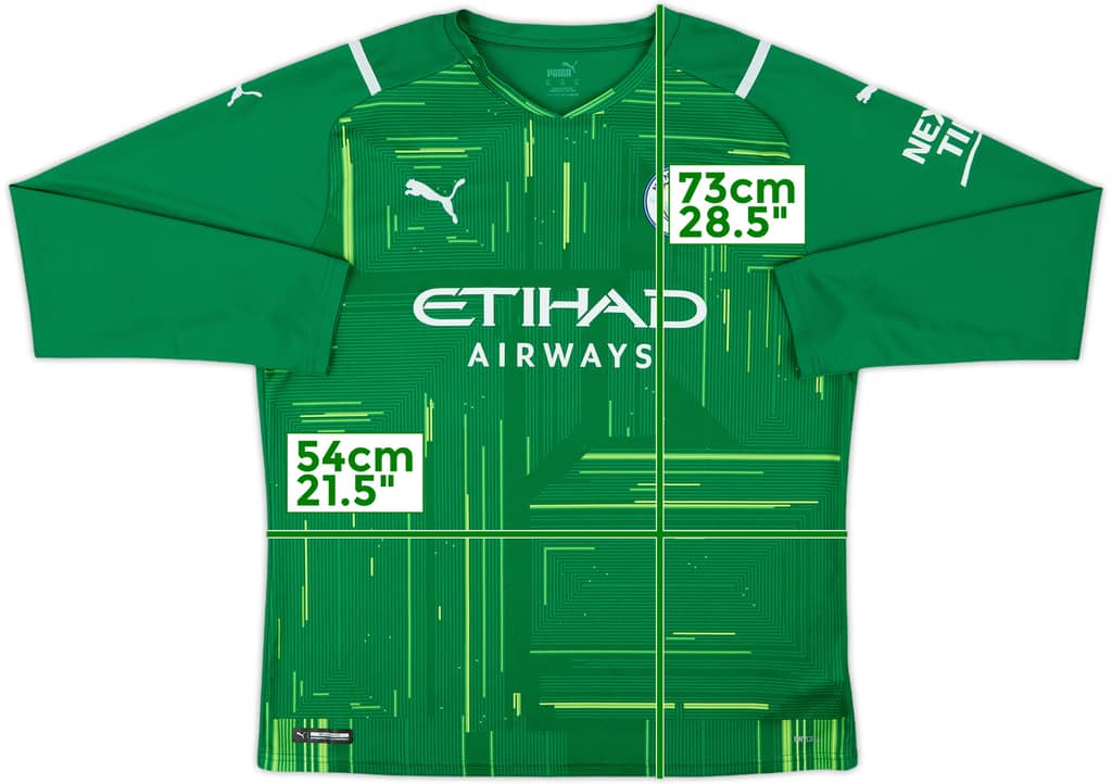 2021-22 Manchester City GK Shirt - 9/10 - (XL)