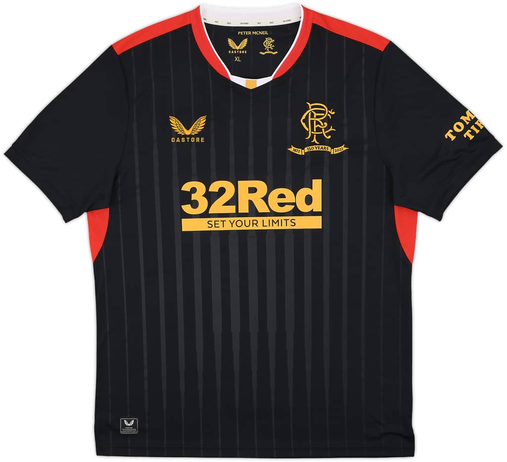 2021-22 Rangers '150 Years Anniversary' Away Shirt - 9/10 - (XL)