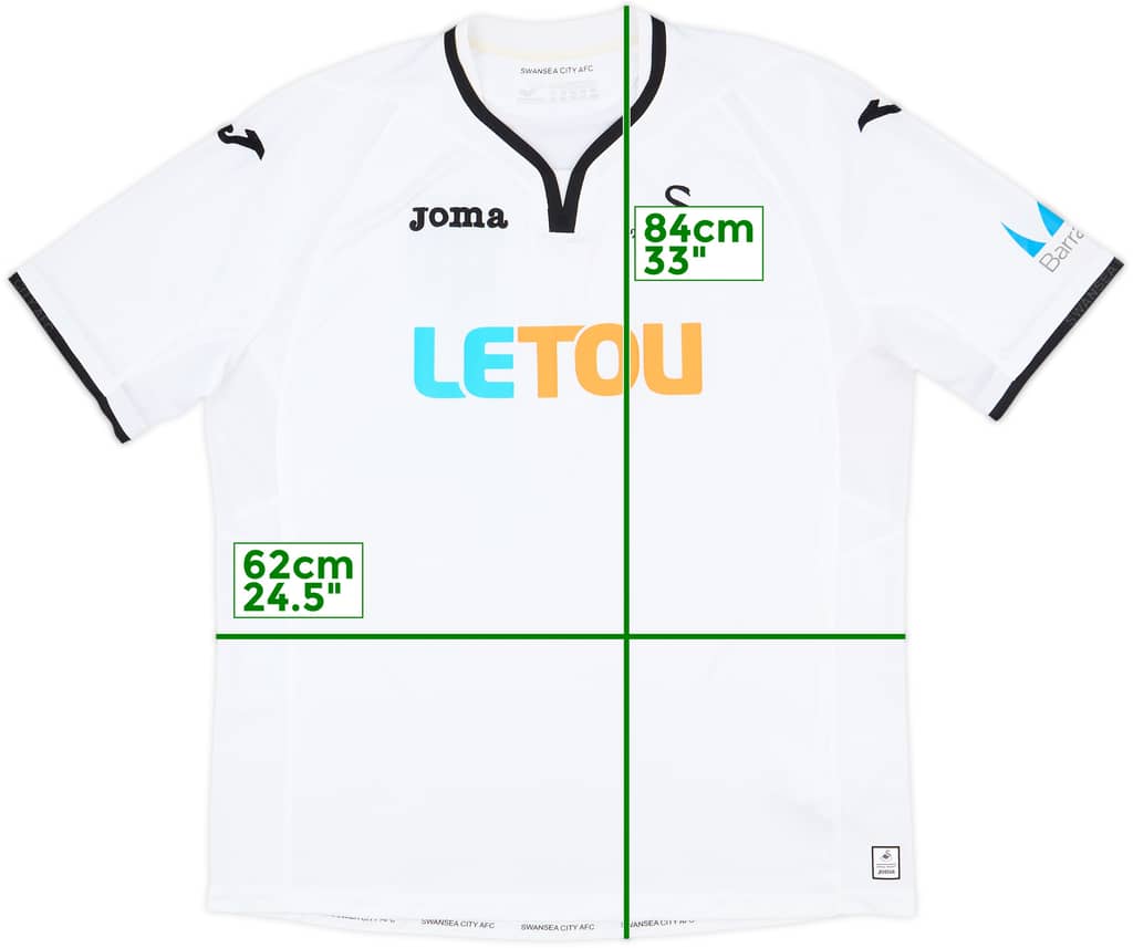2017-18 Swansea Home Shirt - 8/10 - (3XL)