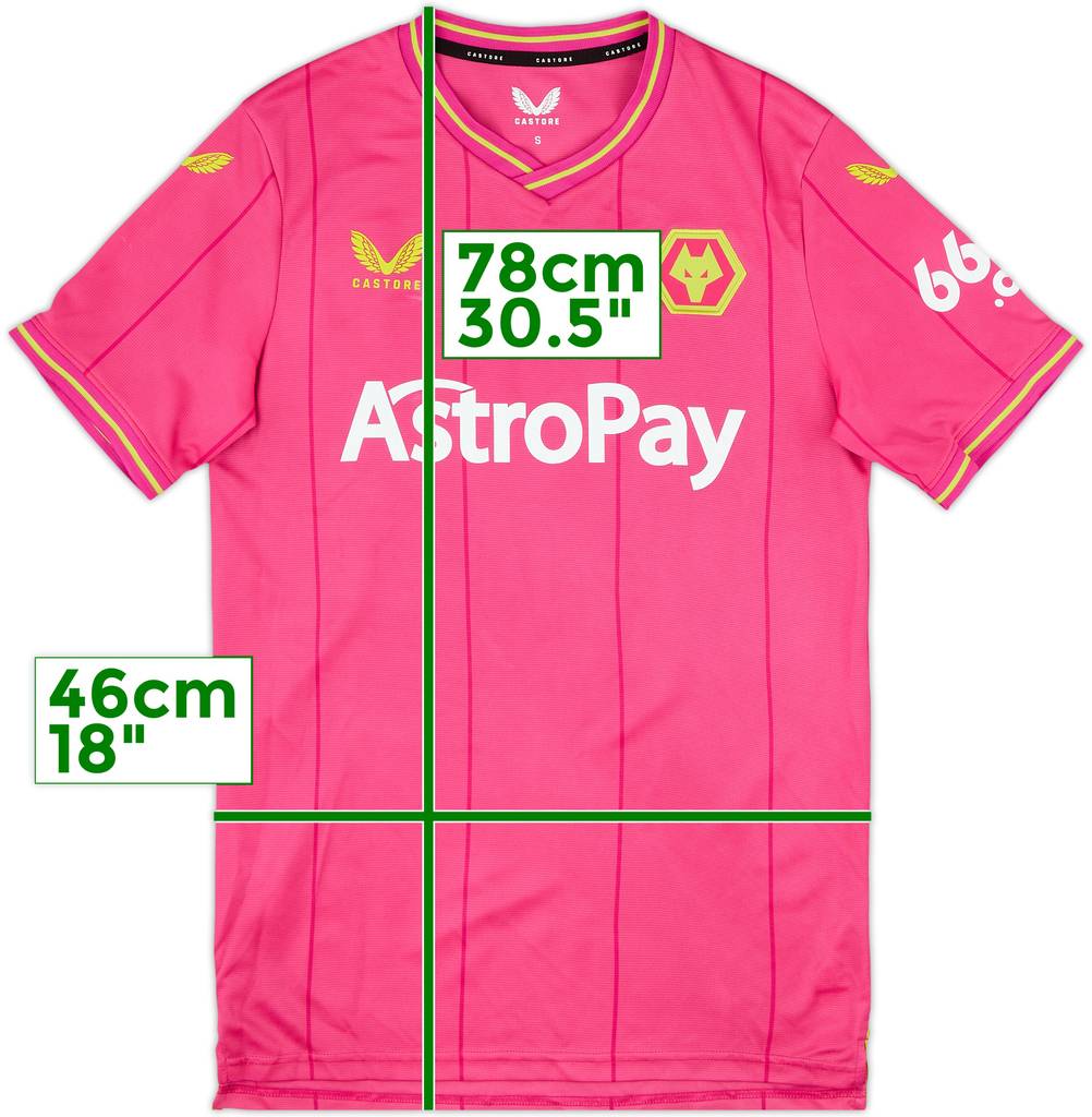 2023-24 Wolves GK Shirt - 6/10 - (S)