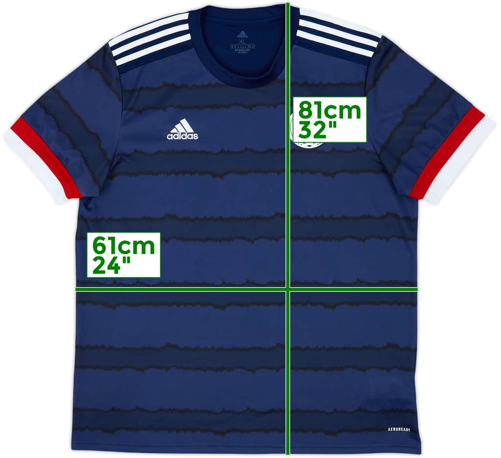 2020-22 Scotland Home Shirt - 9/10 - (XL)