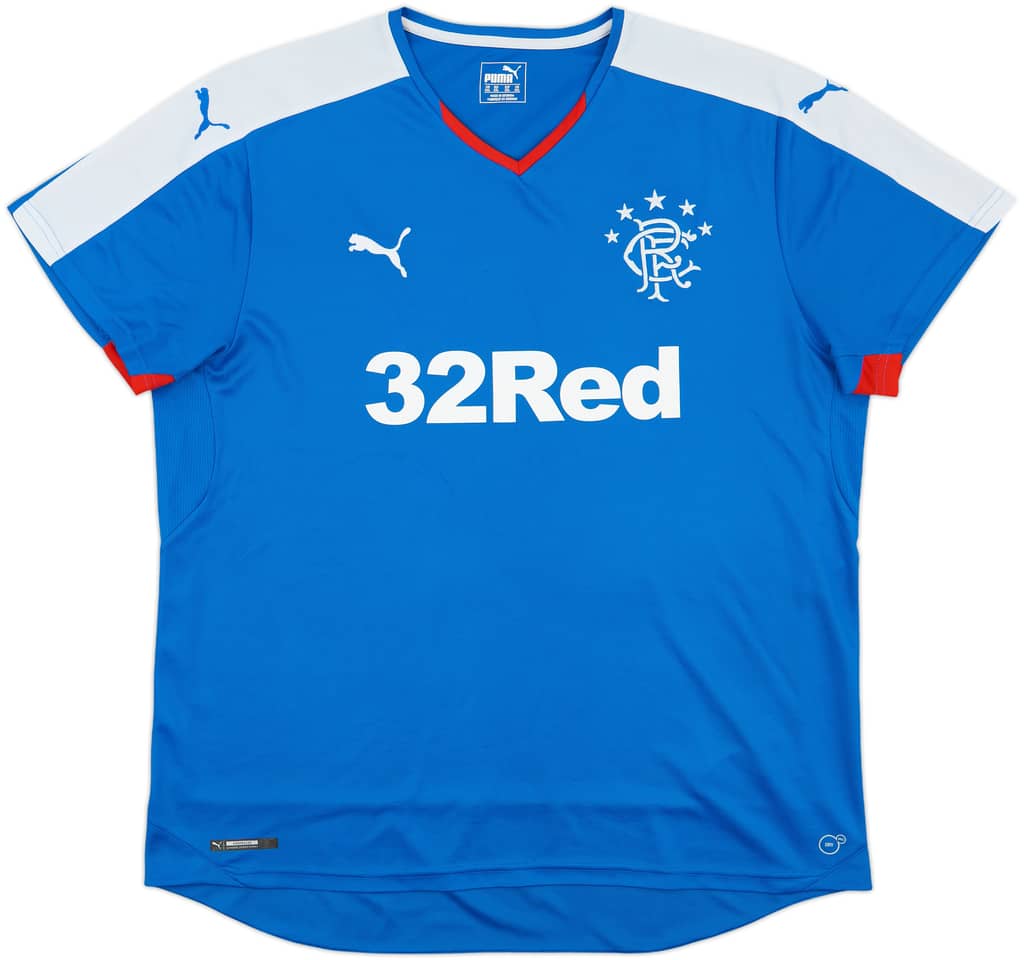 2015-16 Rangers Home Shirt - 8/10 - (XXL)