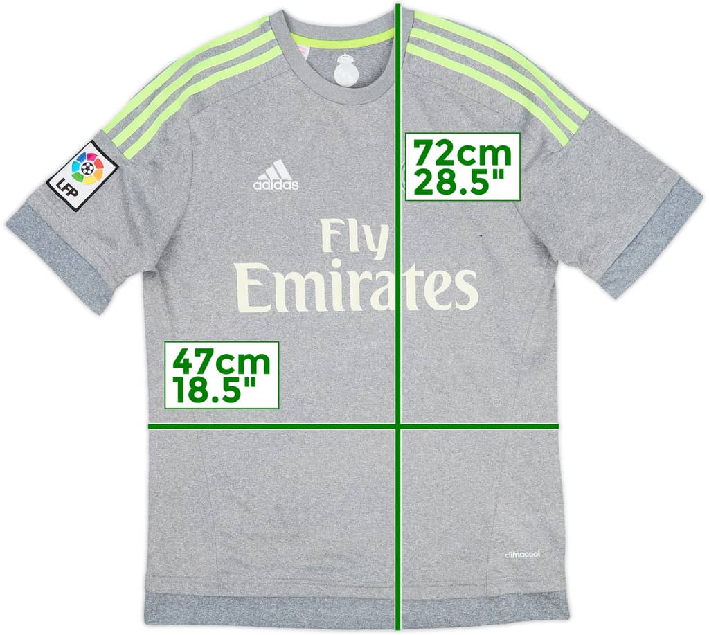 2015-16 Real Madrid Away Shirt - 8/10 - (XL.Boys)