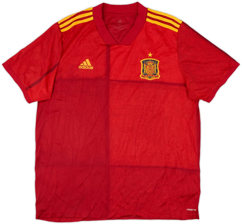2020-21 Spain Home Shirt - 10/10 - (XL)